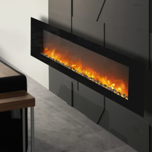 Trivero 180 wall hung electric fireplace