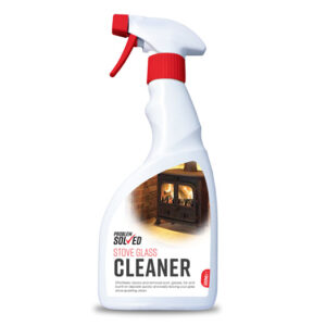 glass cleaner for solid fuel stove