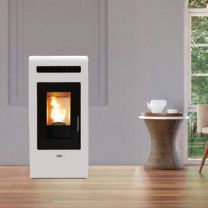 CAYENNE CLASS WHITE PELLET 8KW STOVE