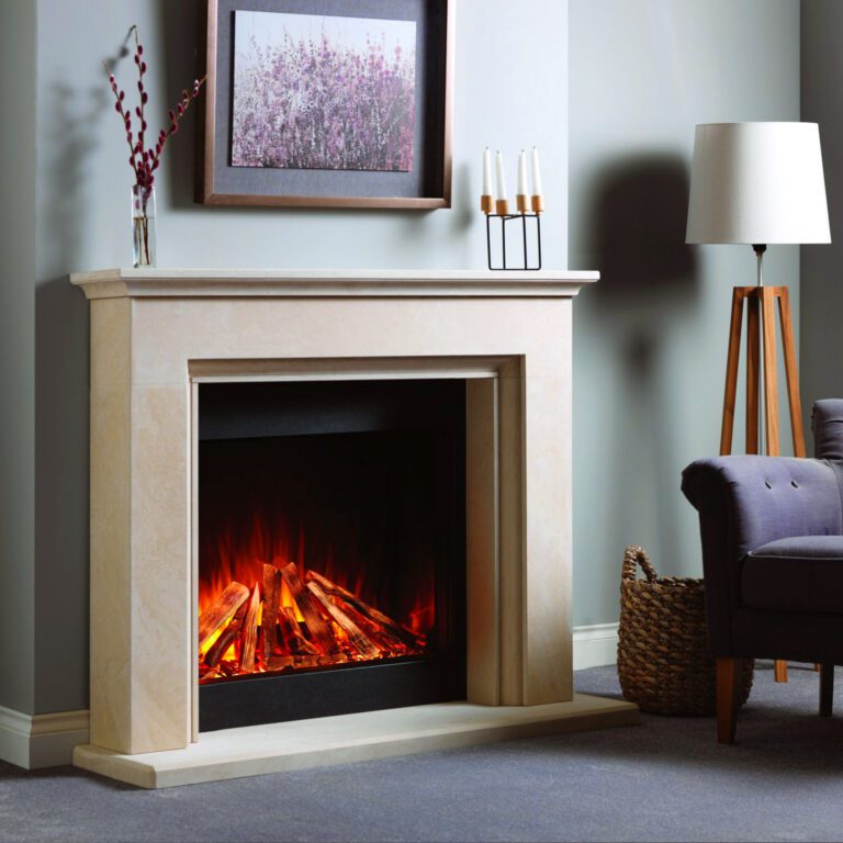 Realistic Flame 75 Electric fire inset The Fire Place