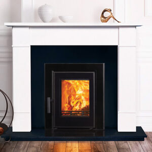 Flat Victorian Fireplace with Wave 5 Inset Stove Package