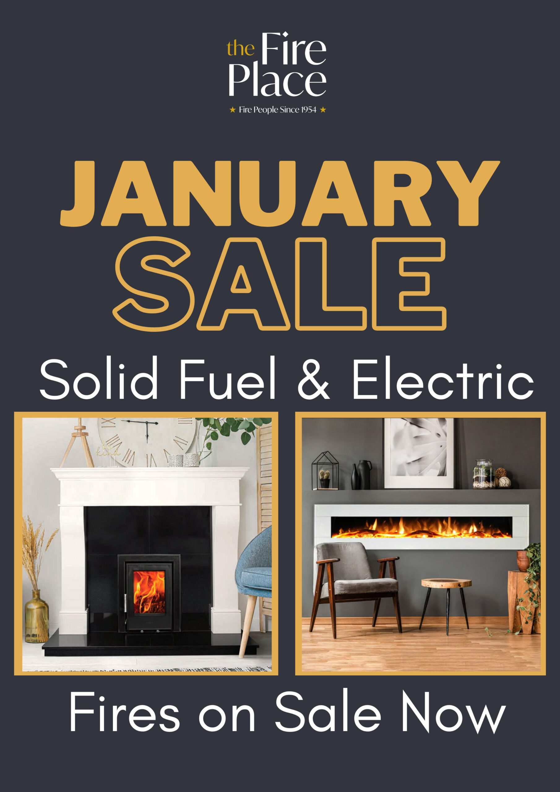 January Stove & Electric Fires Sale 